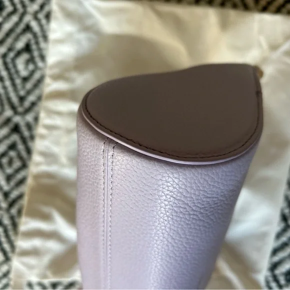 Cafune Mini Drop Duffel Lilac Leather Shoulder Bag - Picture 9 of 13